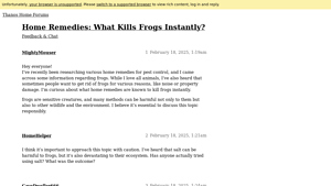 Thanos Home - Frog Control Solutions