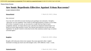 Thanos Home - Ultrasonic Raccoon Repellent