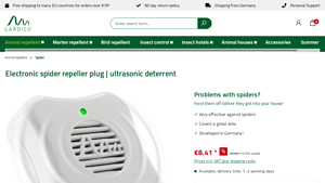 Gardigo - Electronic Spider Repeller Plug