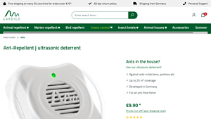 Gardigo - Ant-Repellent Ultrasonic Deterrent