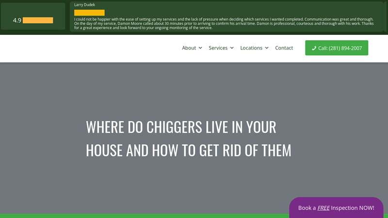 Where do chiggers live in your house and how to get rid of them