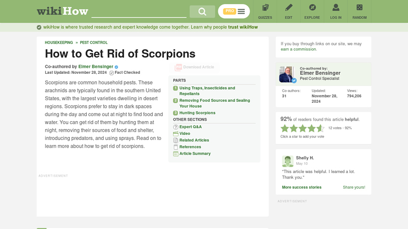 How to Get Rid of Scorpions: 14 Steps (with Pictures) - wikiHow
