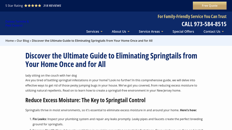 Ultimate Guide to Eliminating Springtails from Your Home