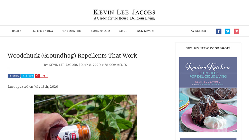 Woodchuck (Groundhog) Repellents That Work - Kevin Lee Jacobs
