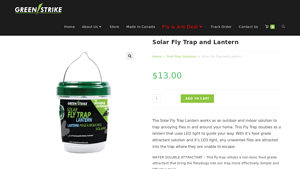 Green Strike - Solar Fly Trap and Lantern