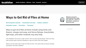 Healthline - Natural Fly Remedies