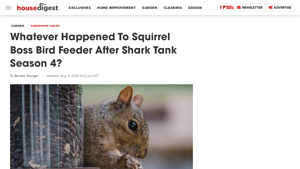House Digest - Squirrel Boss Bird Feeder
