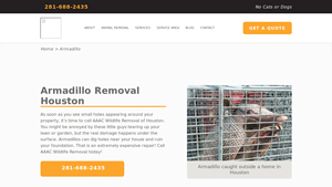 AAAC Wildlife Removal - Armadillo Control Services