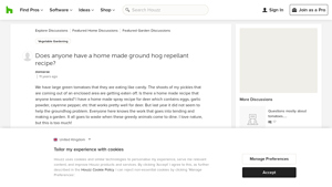 Houzz - Groundhog Repellent Solutions
