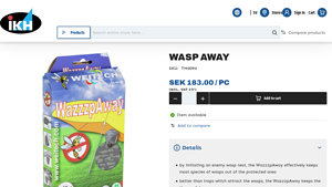 WASP AWAY - Effective Wasp Deterrent