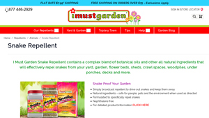 I Must Garden - Snake Repellent