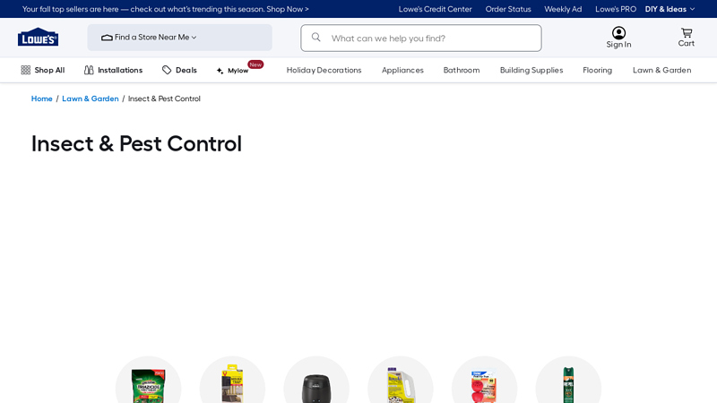 Shop Insect & Pest Control at Lowes.com