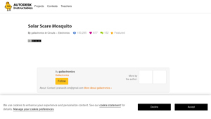 Instructables - Solar Scare Mosquito
