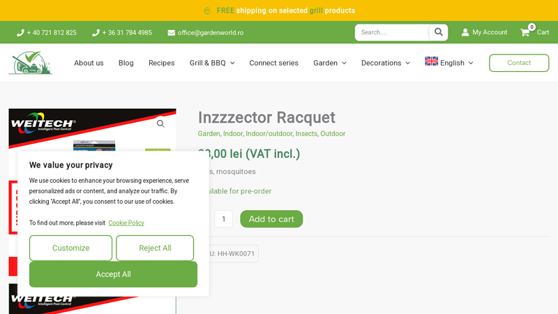 Inzzzector | Quick Elimination of Mosquitoes and Flies - Garden World