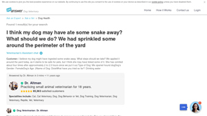 JustAnswer - Snake Away