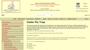 Light Livestock Equipment - Cedar Fly Trap