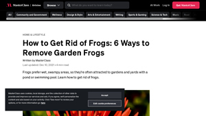 MasterClass - Frog Control Strategies