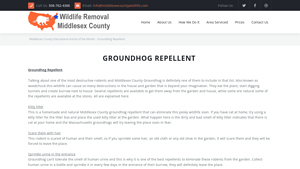 Middlesex County Wildlife - Groundhog Repellent Solutions