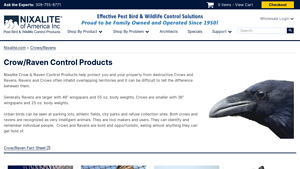 Nixalite - Crow & Raven Control Solutions