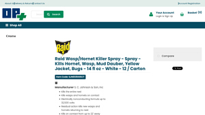 OPPlus - Raid Wasp/Hornet Killer Spray