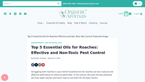 Organic Aromas - Essential Oils for Roach Control