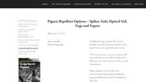 OvoControl - Spikes and Gels for Bird Control