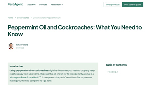 Pest Agent - Peppermint Oil Repellent