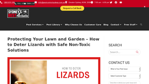 Pest Control Sydney - Effective Lizard Deterrents