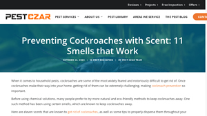 Pest Czar - Natural Cockroach Repellents
