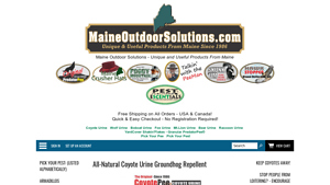 Predator Pee Store - All-Natural Coyote Urine Groundhog Repellent