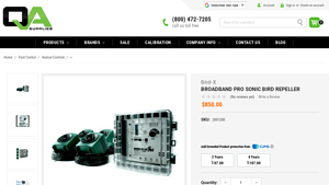 BroadBand PRO - Sonic Bird Repeller