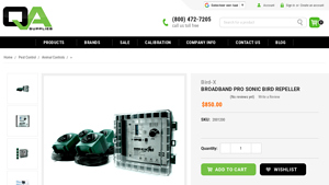 BroadBand PRO - Sonic Bird Repeller