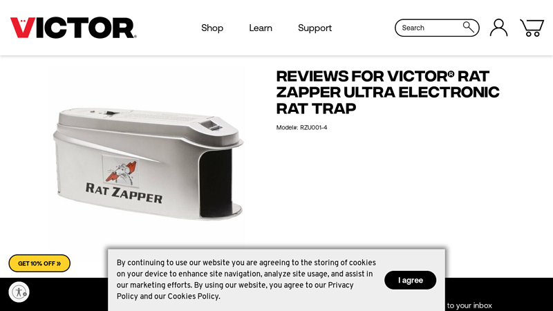 Reviews for Victor® Rat Zapper Ultra Electronic Rat Trap