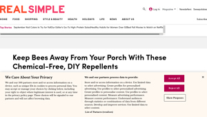 Real Simple - Natural Bee Repellents