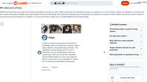 Reddit - Snake Prevention Tips