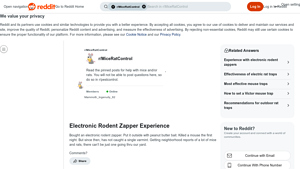 Reddit - Electronic Rodent Zapper