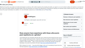 Ultrasonic Pest Repellent - Aphid Control