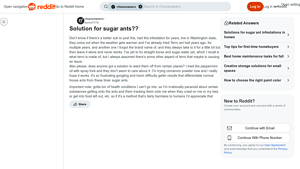 Reddit - Terro Ant Bait