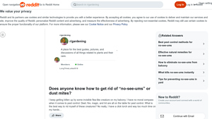Reddit - Diatomaceous Earth & Bug Solutions