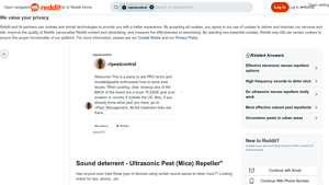 SoundGuard - Ultrasonic Mouse Repeller