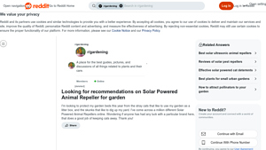 SolarGuard - Solar Powered Animal Repeller