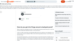 Reddit - Pond Cleaning Solutions