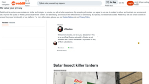 Solar Insect Killer Lantern - Attracts & Kills Insects