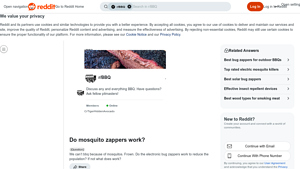 Reddit - Mosquito Zappers