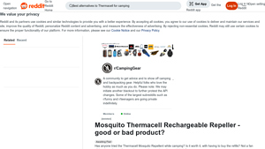 Thermacell - Rechargeable Mosquito Repeller