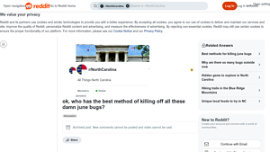Reddit - Bug Control Solutions