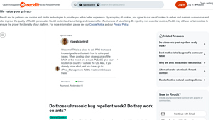 Reddit - Ultrasonic Bug Repellents
