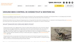 Richland Pest and Bee Control - Ground Bee Control Services