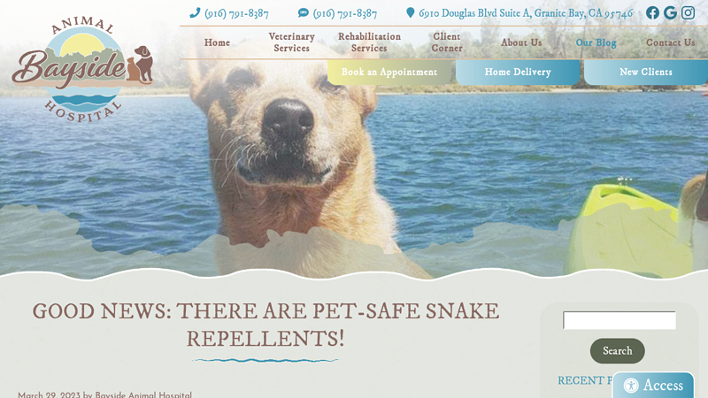 Good News: There Are Pet-Safe Snake Repellents! | Bayside Animal ...