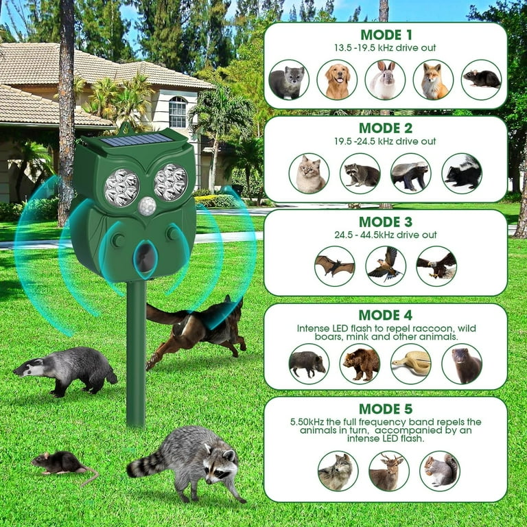 Illustrative image for solar animal repeller